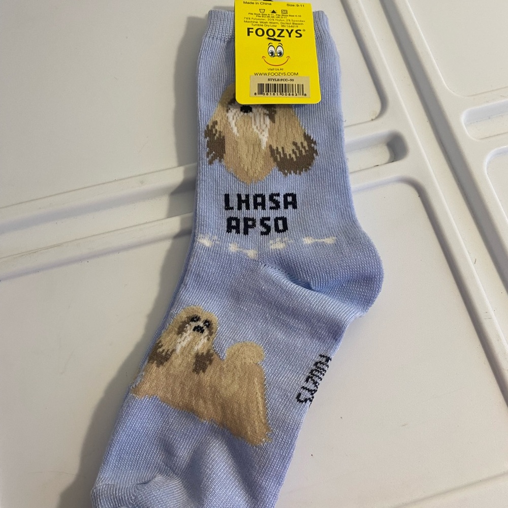 Lhasa Apso Socks - Picture 3 of 3